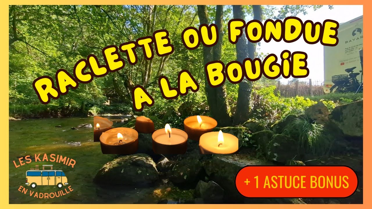 On cuisine à la bougie en plein air !