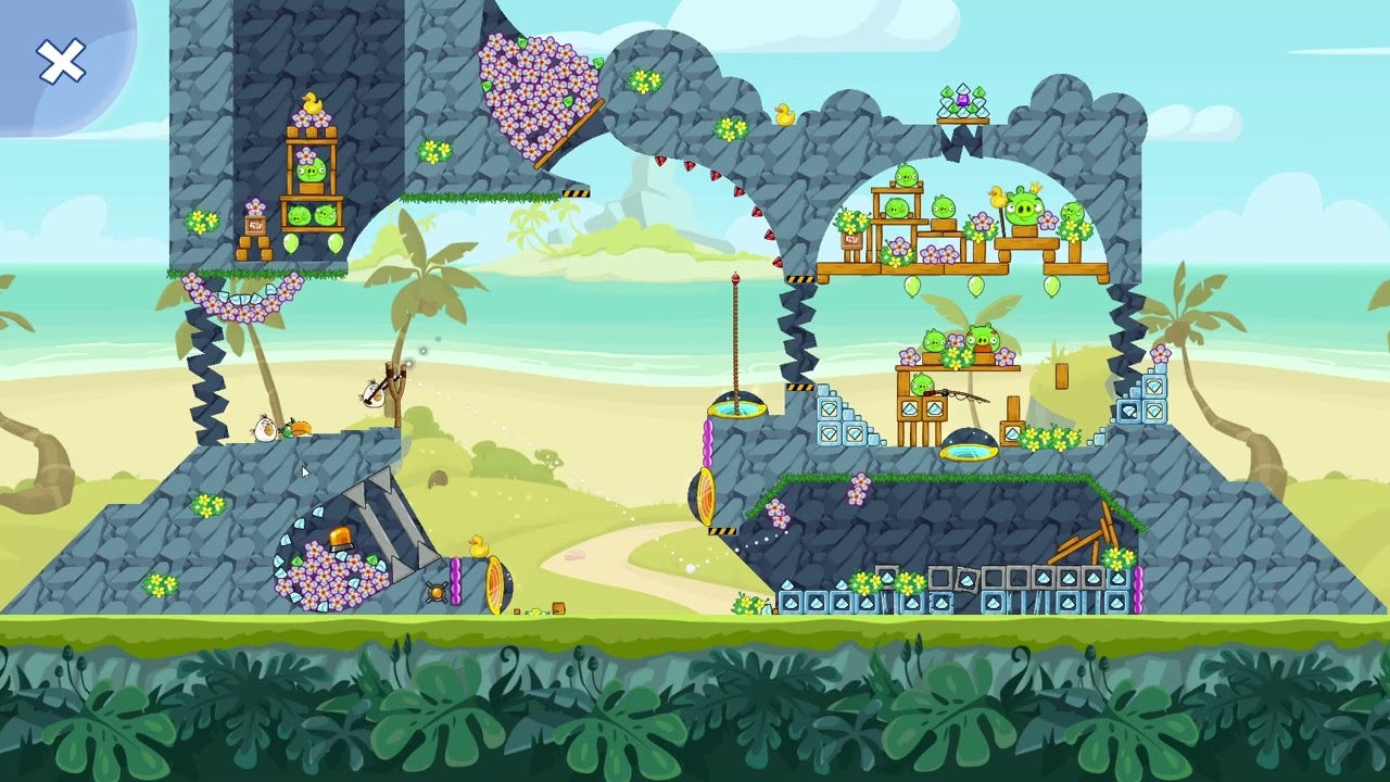 Angry Birds Friends Level 10 Tournament 1783 three stars NO POWER-UP walkthrough 2026-07-09