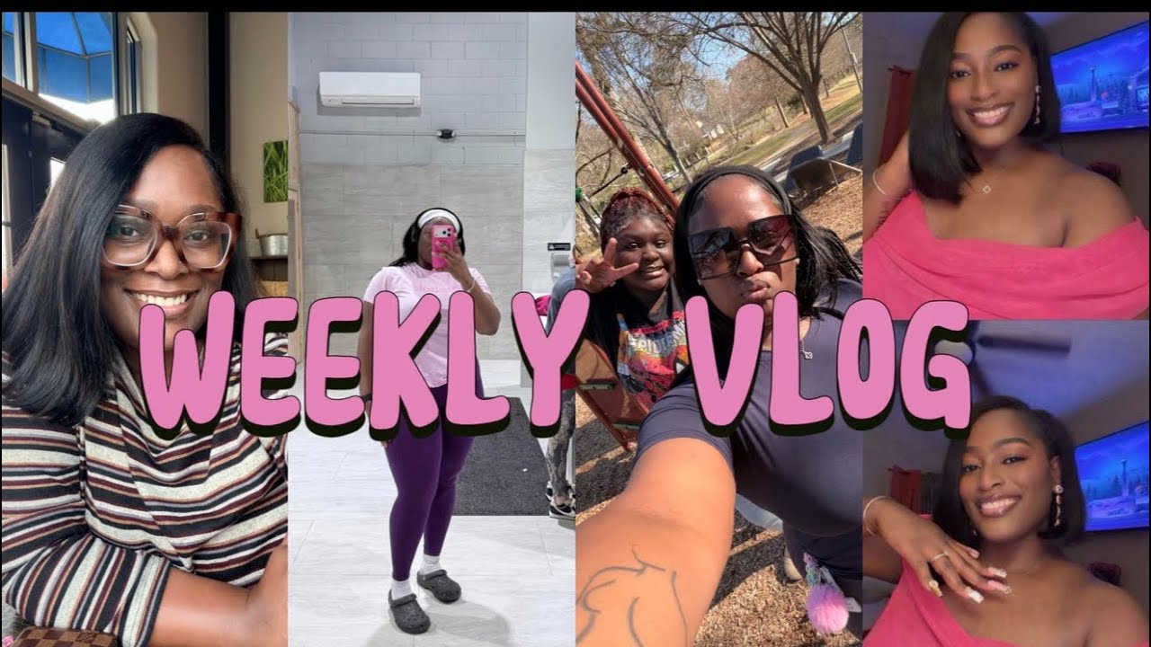 weekly vlog| overnight oats, fun park day￼, hair appt + galentines dinner. 