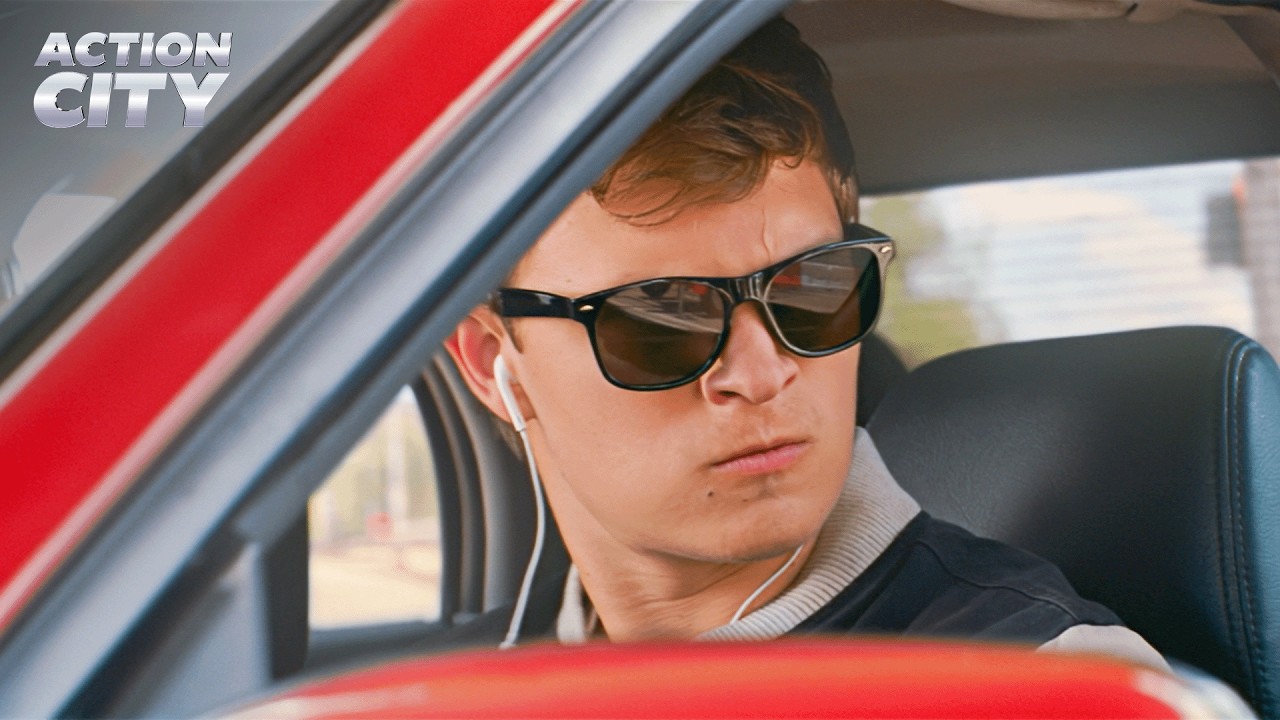Baby Driver Outsmarted the Cops in a Wild Bank Heist | Baby Driver (Ansel Elgort)