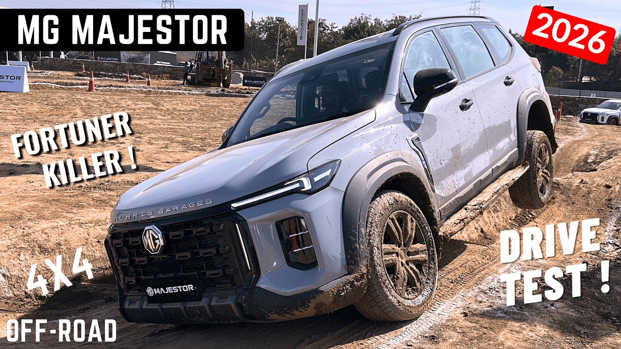 2026 MG Majestor 4WD Off-Road Drive Test - Better Than Toyota Fortuner & Ford Endeavour? MG Majestor