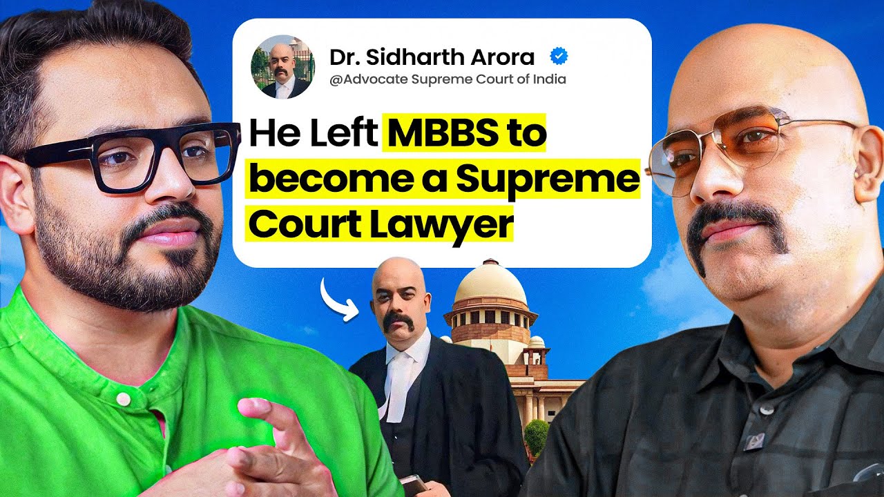 Doctor Turned Supreme Court Lawyer Shares How Doctors Can BE SAFE Legally Ft. Dr. Sidharth Arora