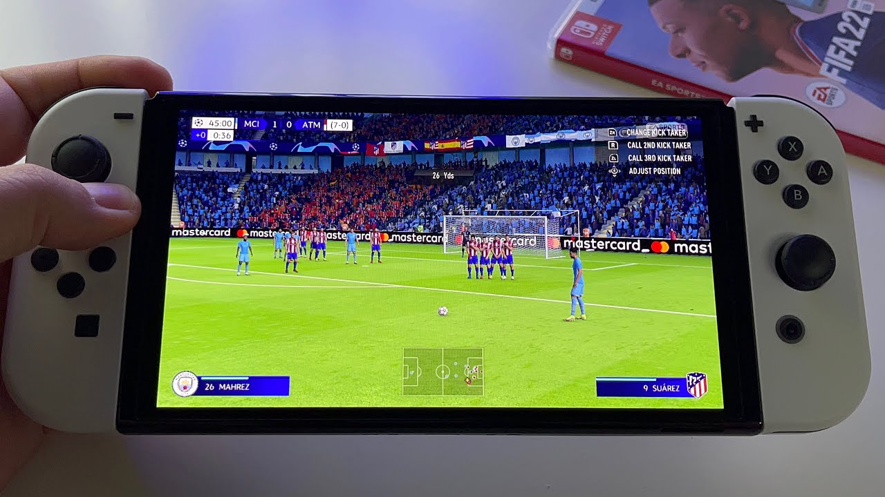 Fifa 22 - 2022 gameplay | Switch OLED handheld gameplay