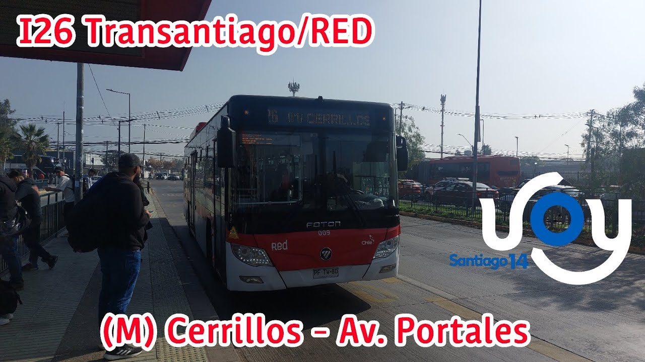 Voy Santiago 14 | Foton Ebus U12 SC (2020) | Recorrido I26