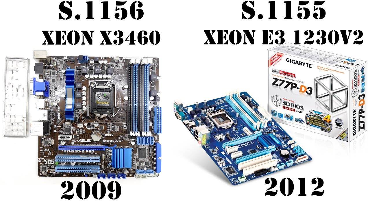 Сокет 1156 слился в 2019 году? Эра 1155 наступила? Сравнение Xeon X3460 vs E3 1230v2