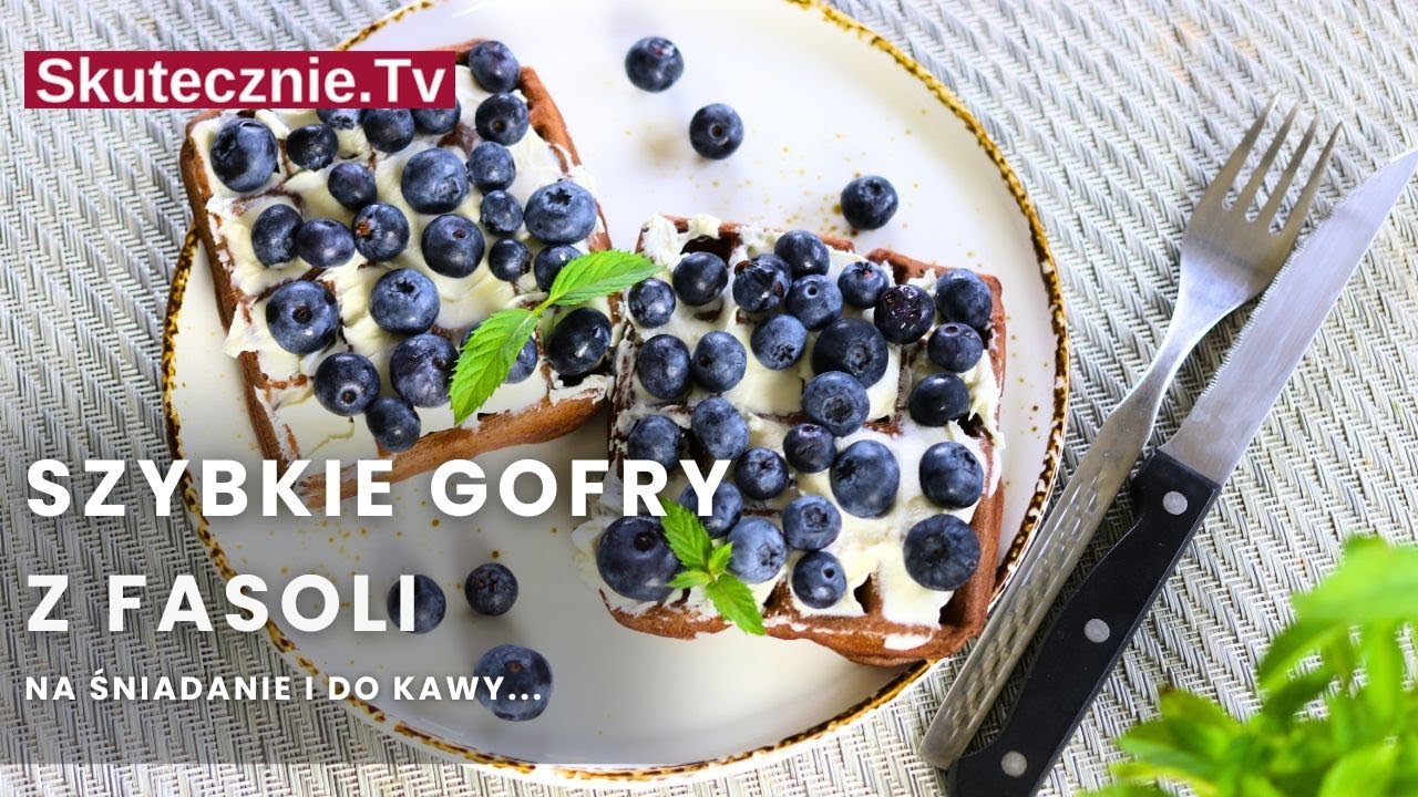 PRZEPIS► Szybkie GOFRY z fasoli (białej, czerwonej). Śniadanie, deser, przekąska… :: Skutecznie.Tv