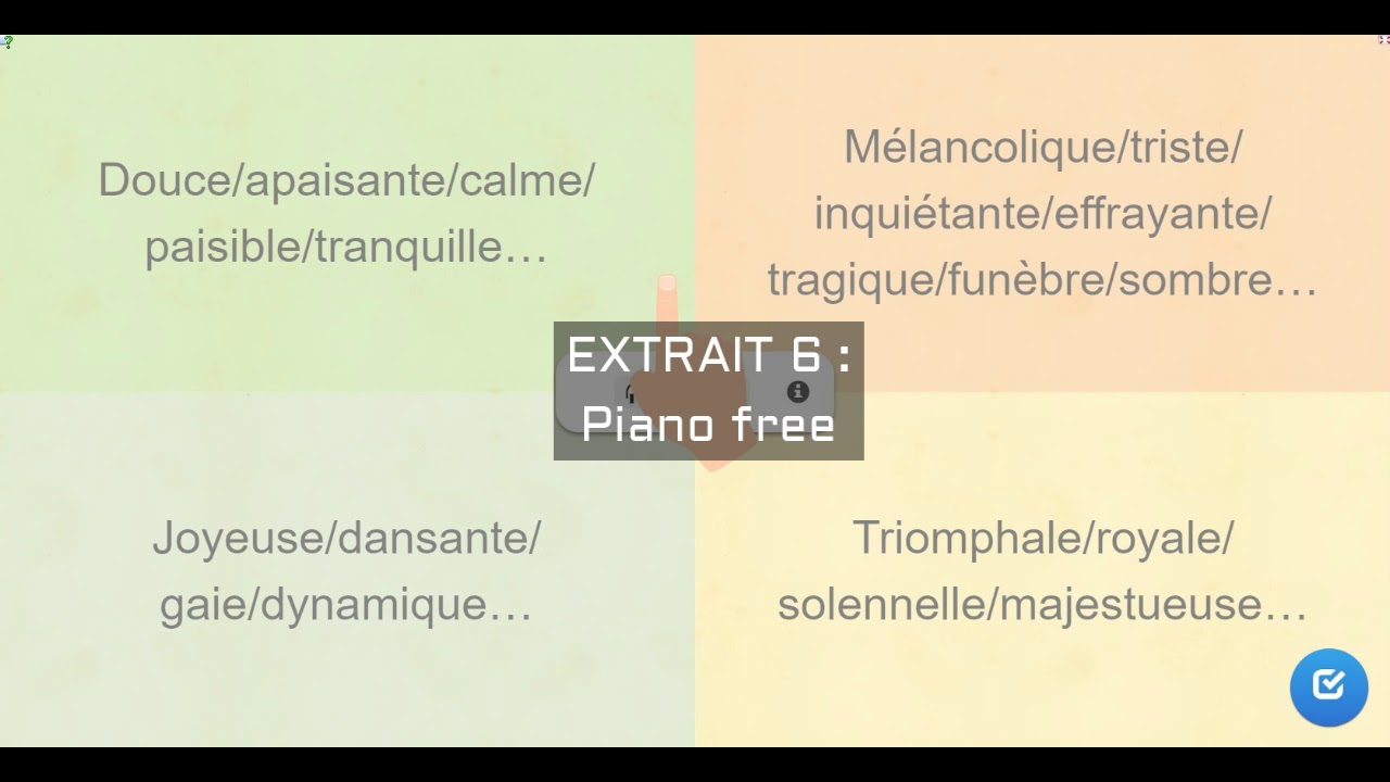 QUIZZ MUSICAL= CARACTERE (learning Apps 2675257 )