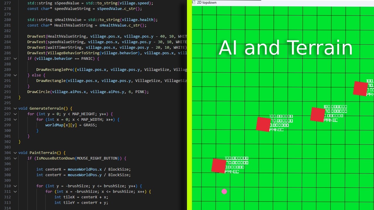 I Built AI and Terrain for My Indie Game | Devlog #1