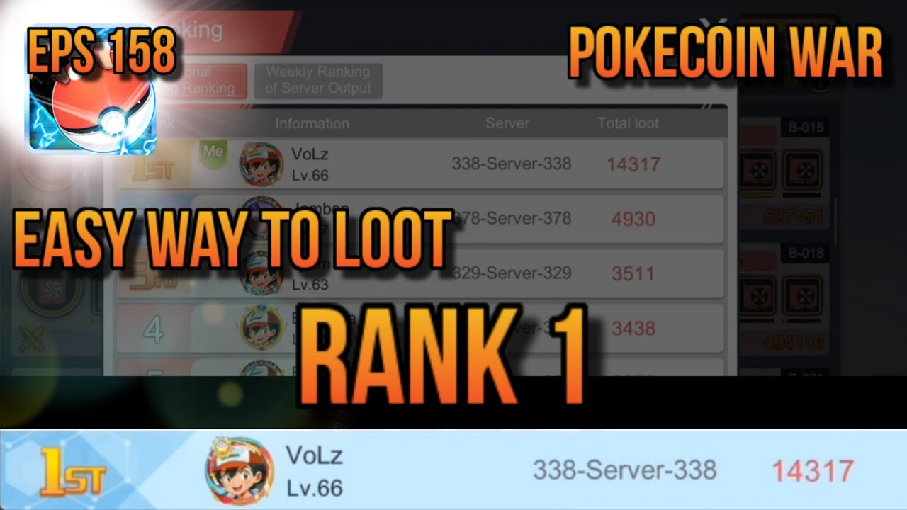 POKEVERSE WORLD GAMEPLAY EPS 158 : EASY WAY HOW TO RANK 1 IN POKECOIN WAR, USE THIS GUIDE !