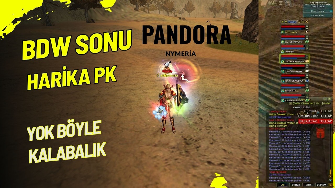 PANDORA 19:00 BDW SONRASI PK💎 İNANILMAZ KALABALIK💎PANDORANIN YÜKSELİŞİ🤑
