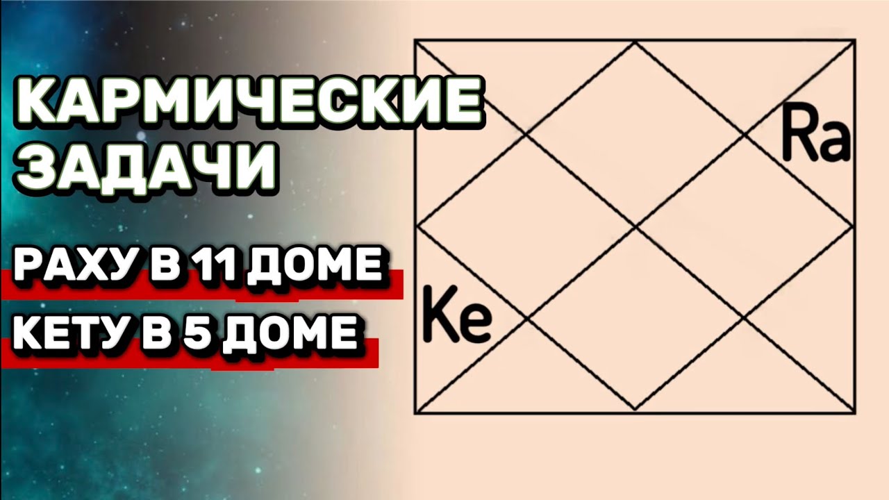 Раху в 11 доме - Кету в 5 доме. Ведическая астрология Джйотиш