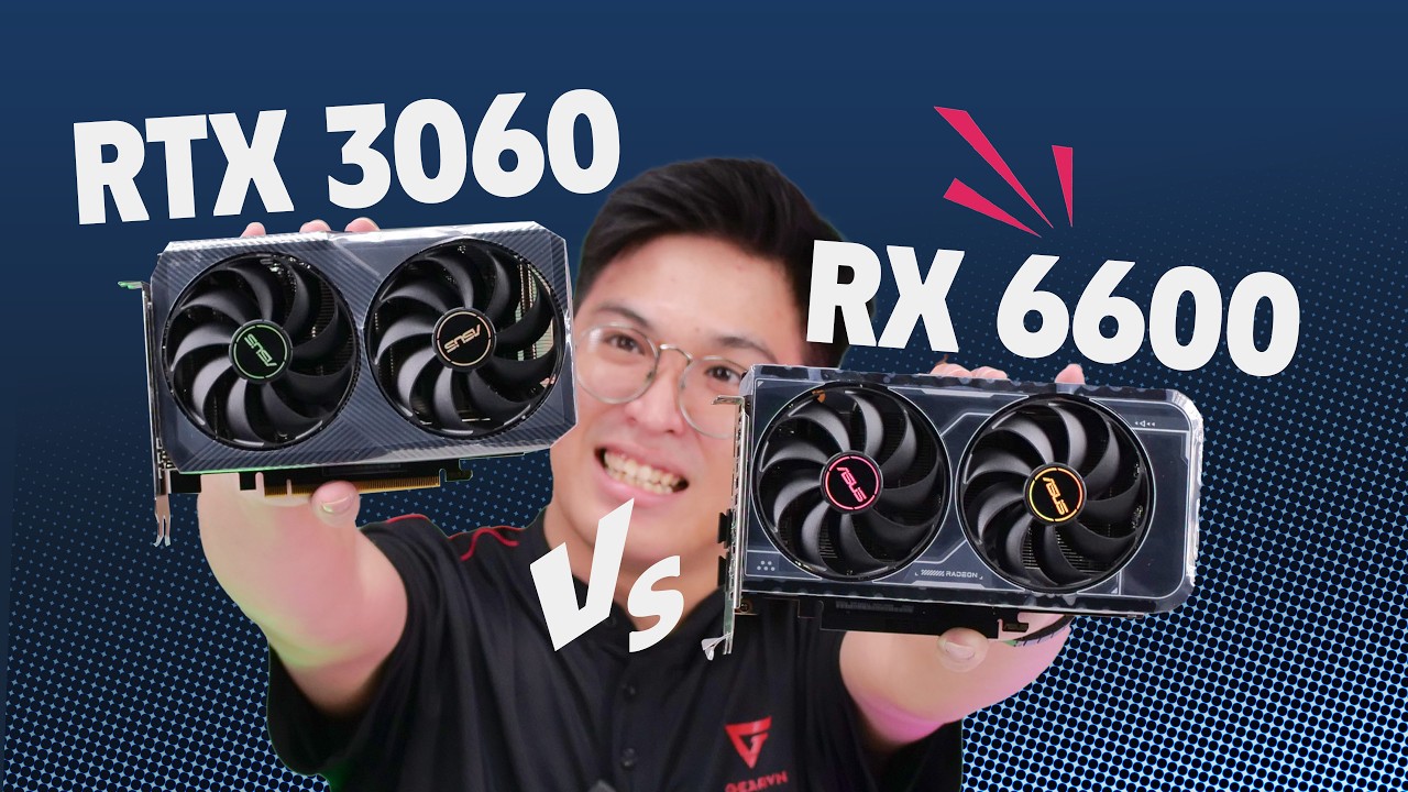 ĐẠI CHIẾN VGA RTX 3060 vs RX 6600 ai mới là ông vua của dòng card quốc dân!