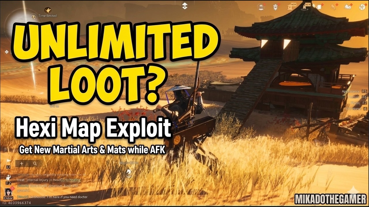 INSANE AFK FARM! 🏯 Unlimited Loot in NEW MAP HEXI #wherewindsmeet