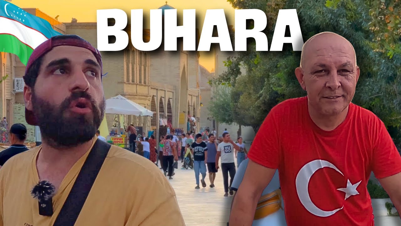 Автостопом из Самарканда в Букару! Первые впечатления 🇺🇿~277