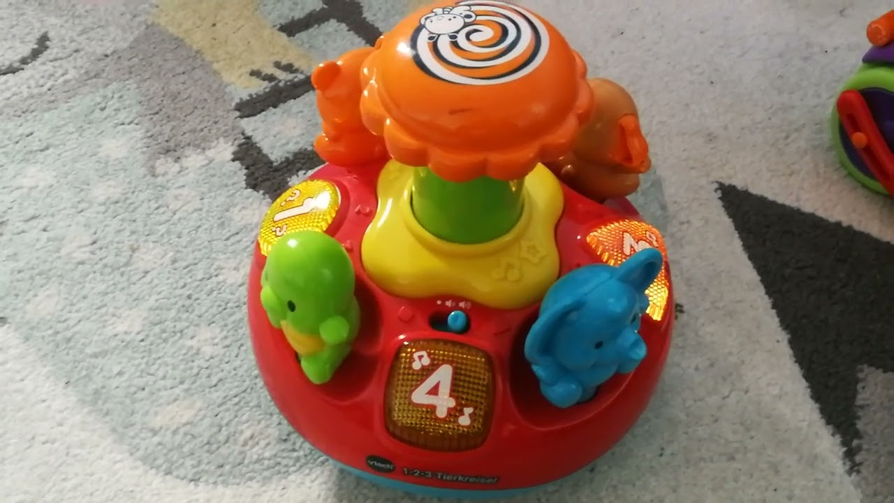 VTech German Twirl & Learn Animal Top Tierkreisel