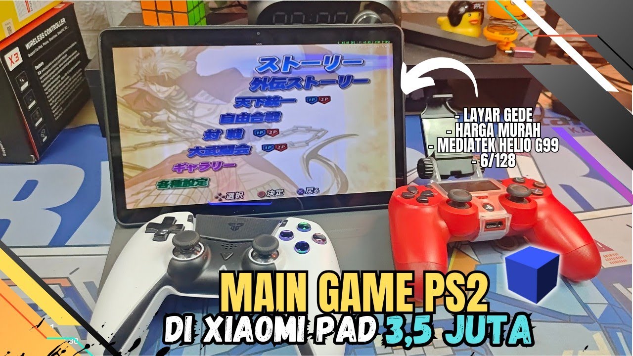 SIKSA TABLET XIAOMI REDMI PAD 3,5 JUTA Main Game Berat PS2