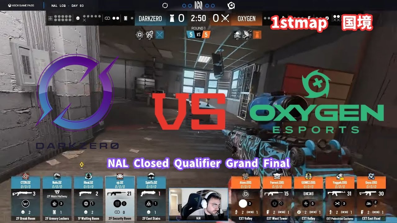 【Six Invitational 2026】NAL Closed Qualifier 決勝　DARKZERO VS OXYGEN 【1stmap　国境】