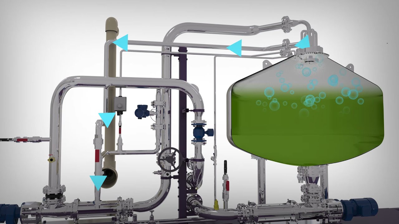 ELOVAC®-P I Vacuum Degassing Technology for digested sludge I Animation