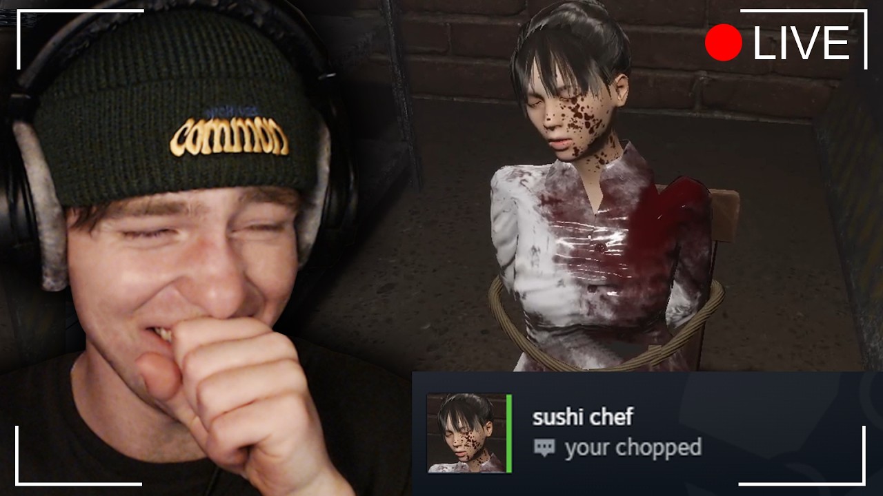 sushi horror game but my viewers can message me