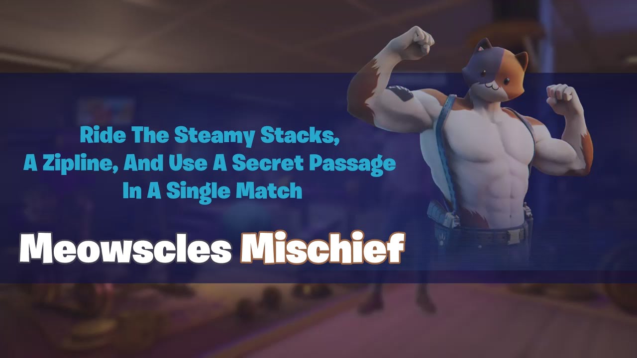 Fortnite | C02S02 | Ride The Steamy Stacks, A Zipline, And Use A Secret Passage In A Single Match