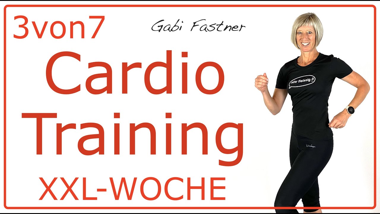 3/7📌30 min. cardio Training | XXL-Woche, ohne Geräte, im Stehen