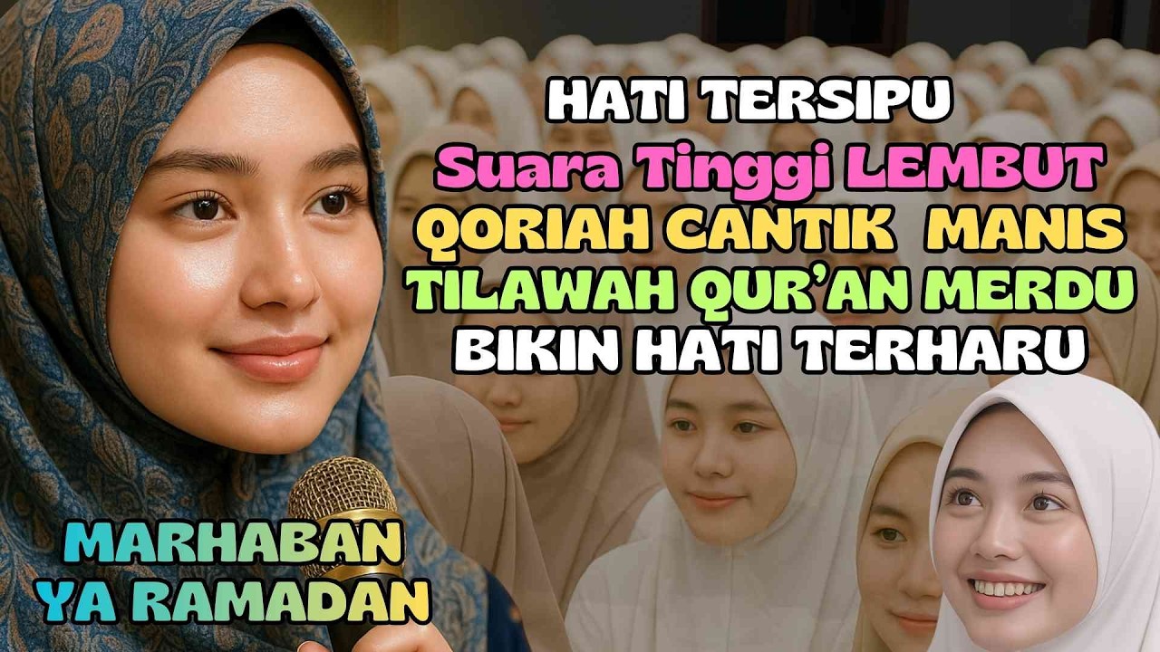 QARIAH CANTIK MANIS DENGAN SUARA SYAHDU‼️ Lantunan Qur’an yang Menyejukkan Hati dan Pikiran