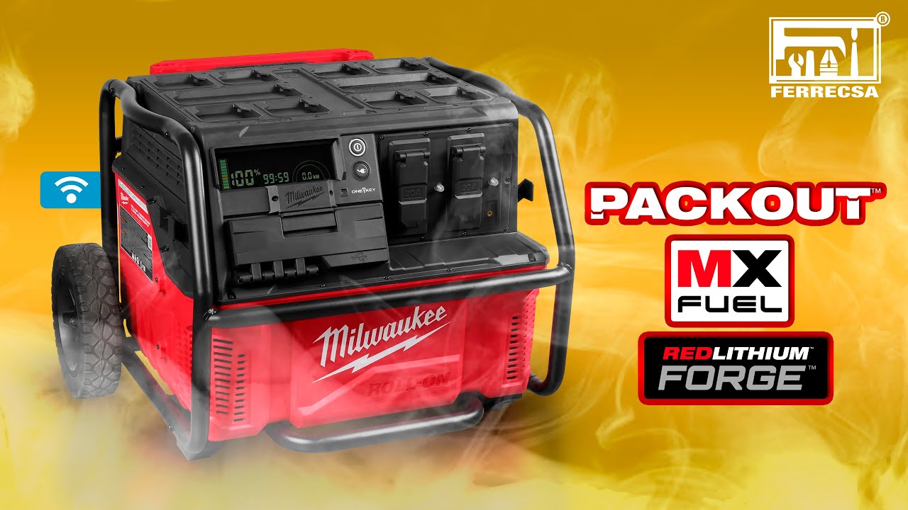 Generador MX FUEL - PACK OUT🔺3300R🔺Milwaukee