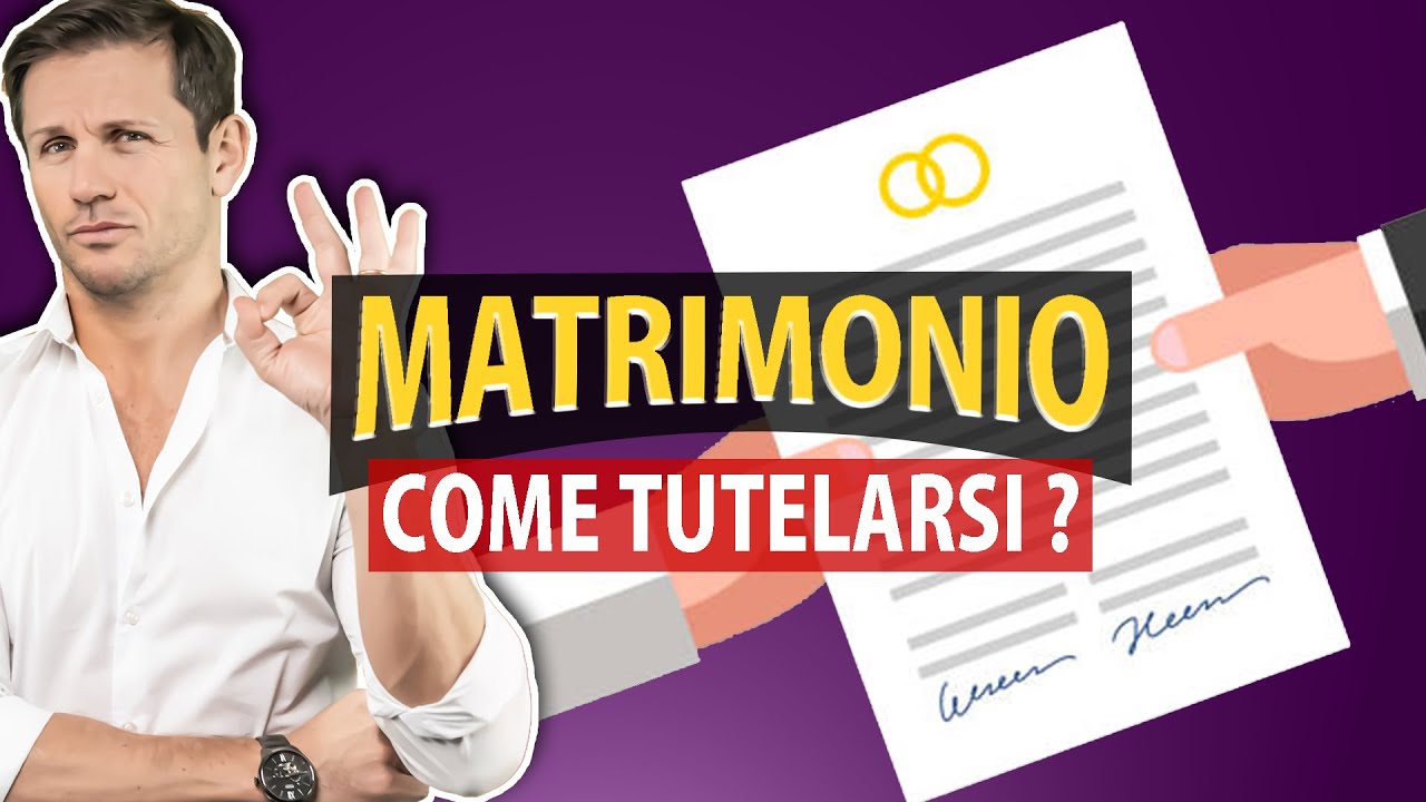 Come TUTELARSI prima del MATRIMONIO | Avv. Angelo Greco