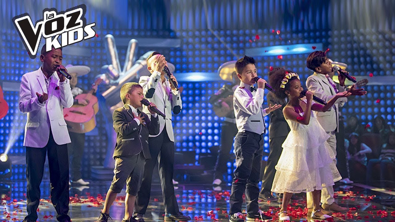 Los semifinalistas cantan Aunque No Sea Mayo | La Voz Kids Colombia 2018