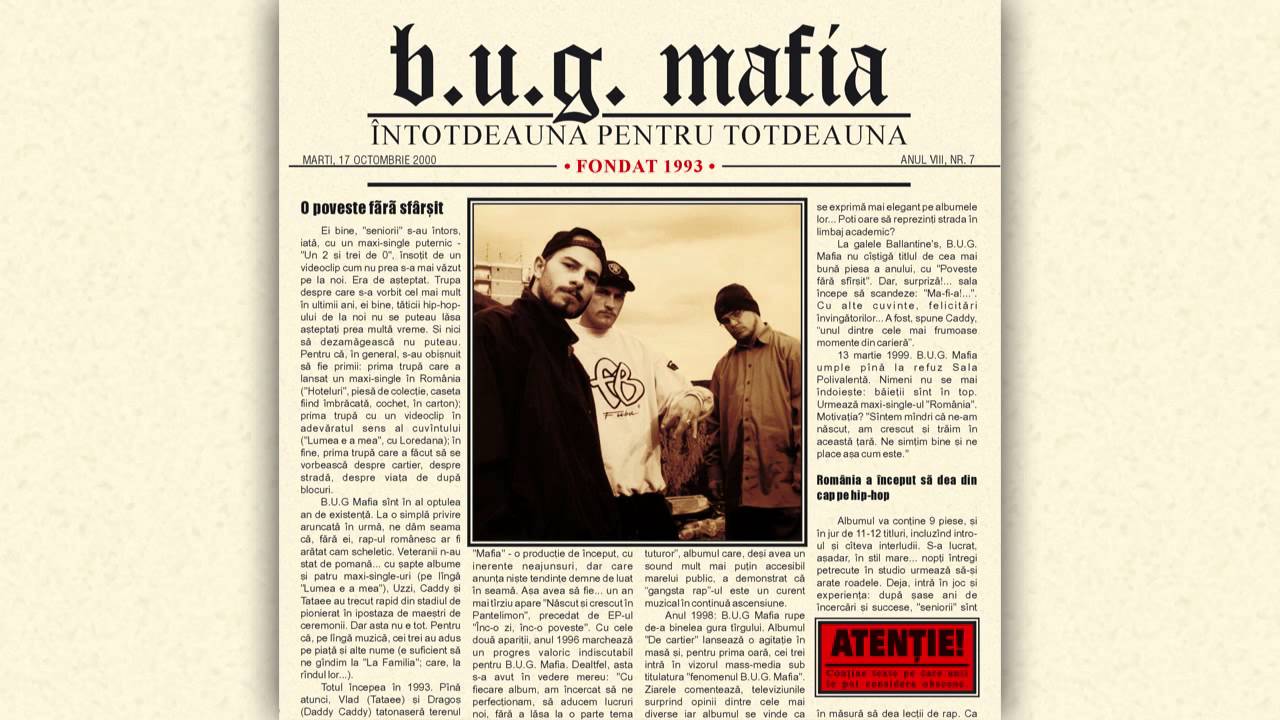 B.U.G. Mafia - 3 Baieti (Prod. Tata Vlad)