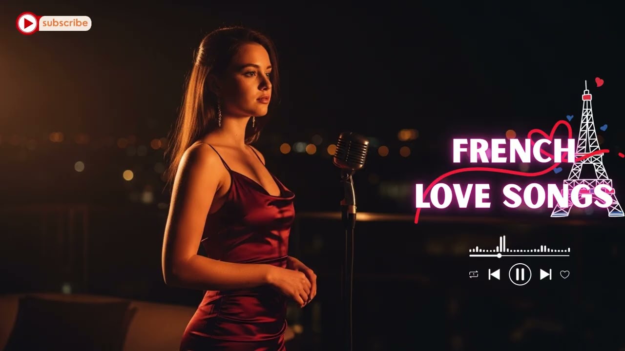 Paris Love Music 💐 Gentle French Songs for Peaceful Evenings