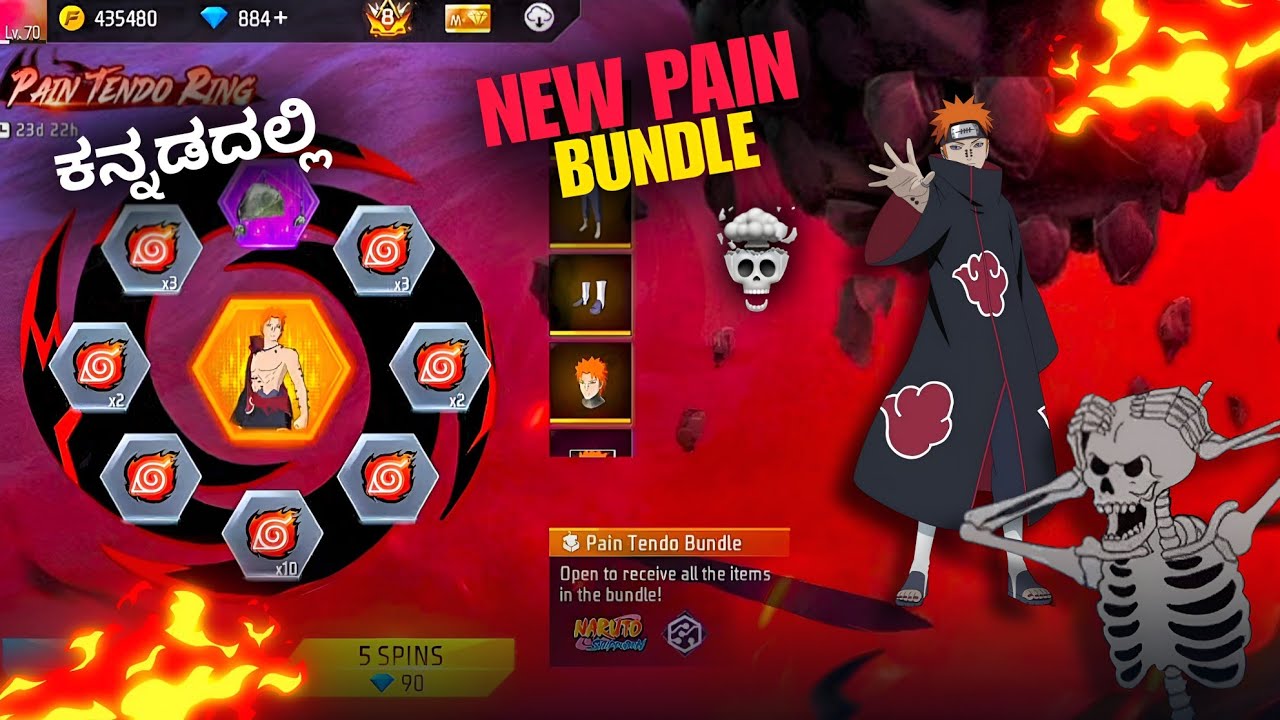 I Got New Pain Tendo Bundle 😍 In Garena Free Fire || #freefire #kannada #thedd #volter  