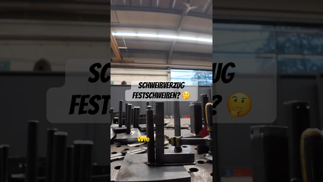Schwei&szlig;verzug festschwei&szlig;en? 🤔 #metallbau #metallbauer #schlosserei #schlosser #stahlbau #schwei&szlig;en