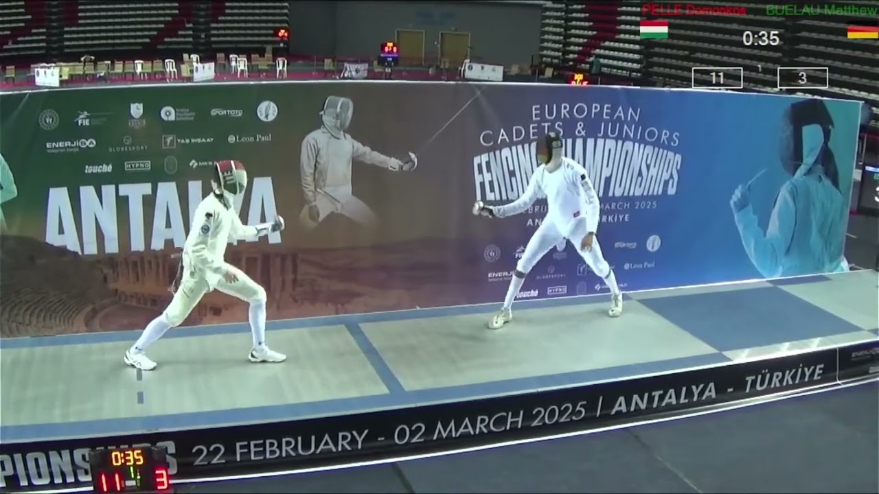 Euro Champs 2025 JME - GOLD - Domonkos Pelle HUN v Matthew Buelau GER