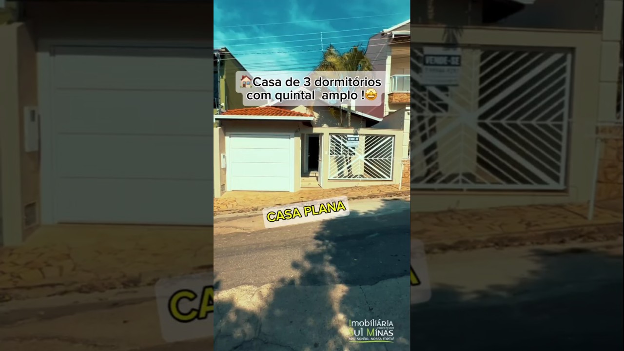 🏡Casa &agrave; Venda em &oacute;timo Bairro de Cambu&iacute; MG🏡📲Para mais informa&ccedil;&otilde;es, consulte-nos:(35)9.9984-9297