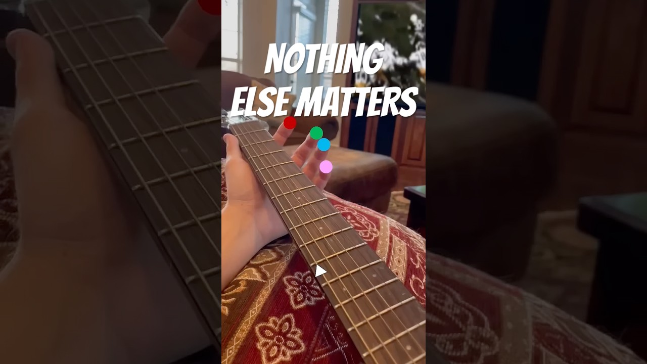 Nothing Else Matters - Metallica Guitar Lesson + Tutorial