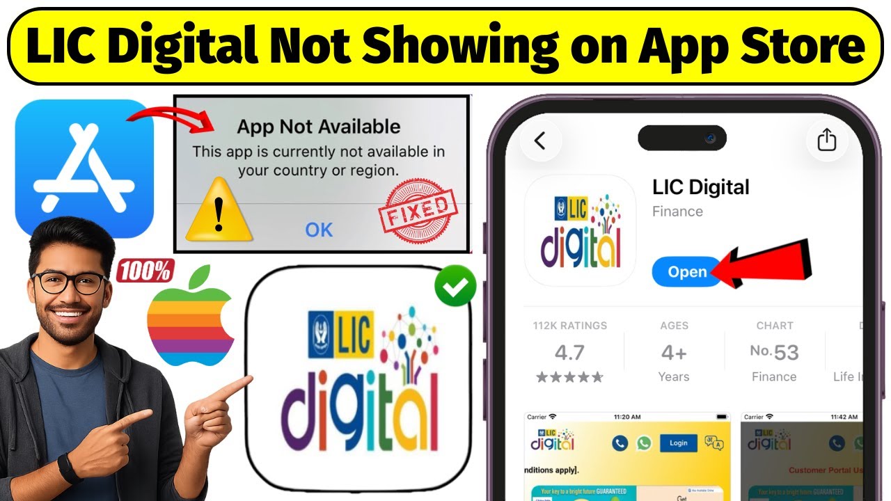 LIC Digital App Not Showing on App Store 100% Fixed | How to Download LIC Digital App on iPhone