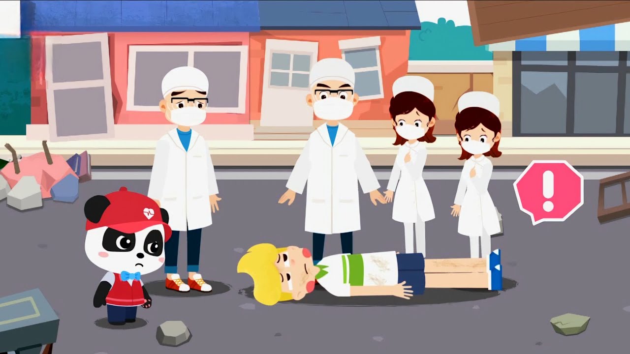 Earthquake Rescue Mission: Learn Safety & Save Lives with Baby Panda! 🌍🚑 | BabyBus Game