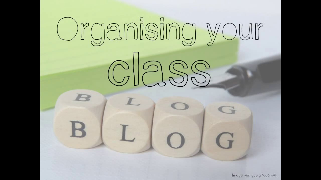 Blog Organisation
