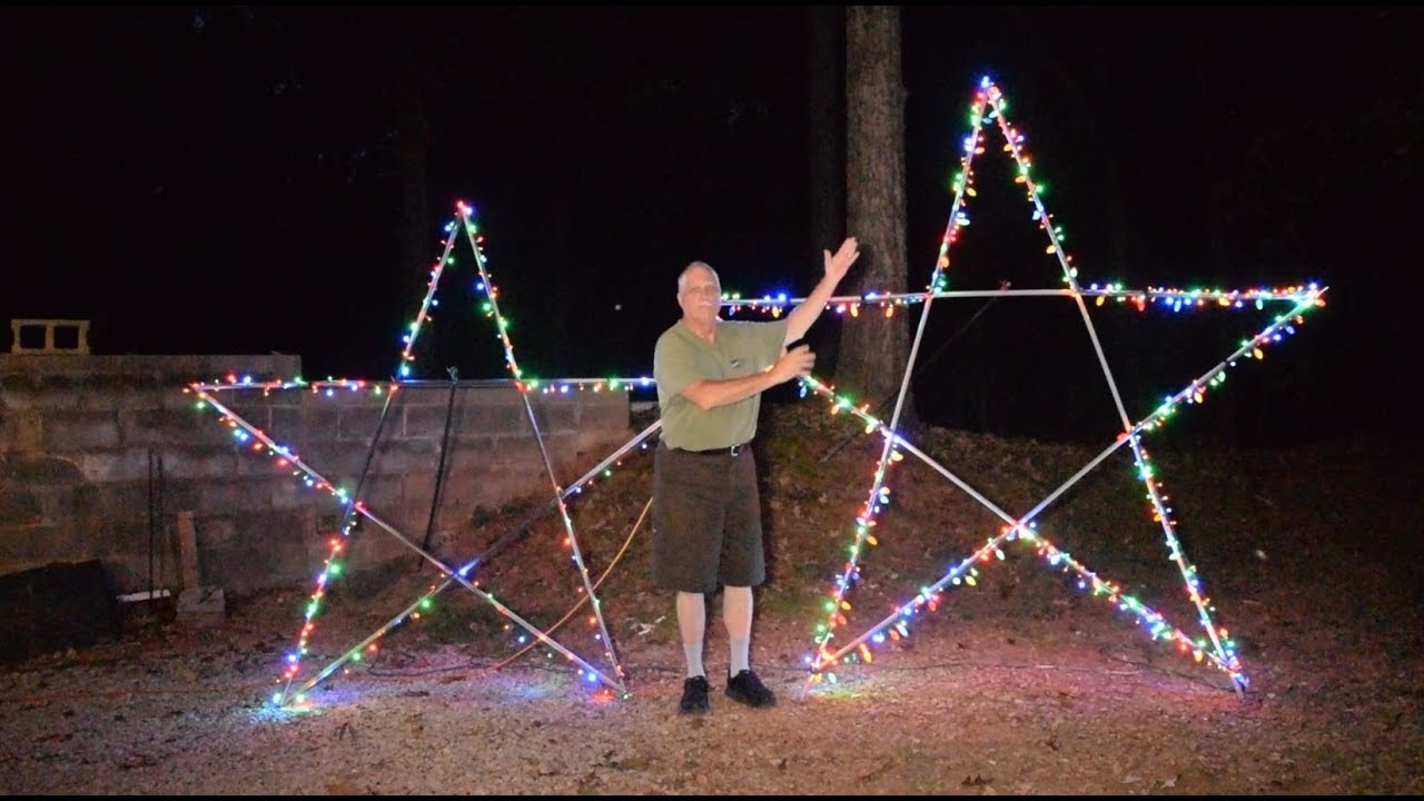10 foot 5-point star for Christmas Light display