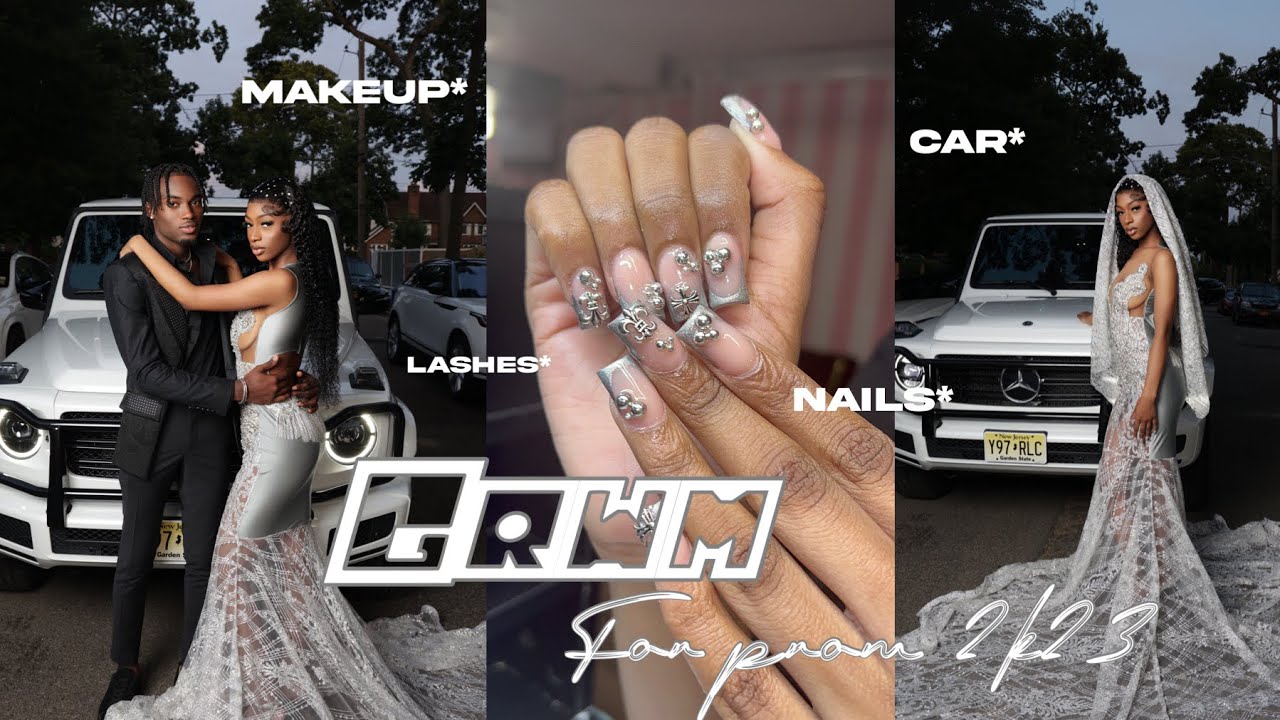 GRWM FOR PROM 2K23 + GRAD VLOG | PREP WITH ME 🤍