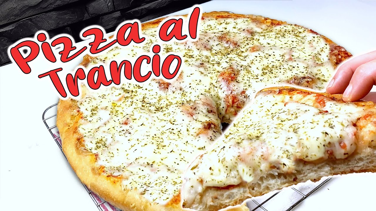 PIZZA AL TRANCIO - La Pizza Milanese ( tipo SPONTINI ) - Ricetta Facile e Veloce! SOLO 3 ORE!
