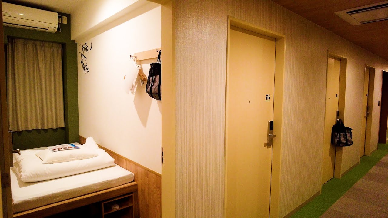 Дешевый отель с полностью отдельной комнатой с ключом в Киото 😴🛏 [THE POCKET HOTEL]