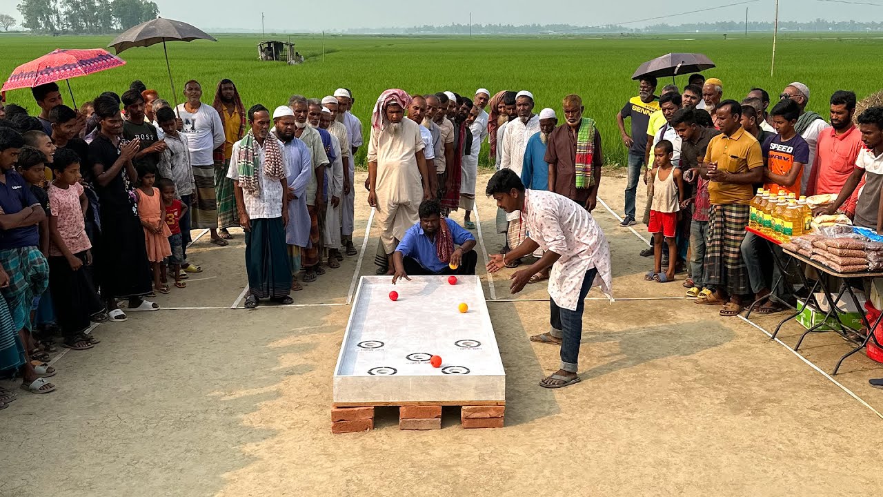 ৫ বলের আজব খেলায় পুরস্কারের ছড়াছড়ি। বেশি বেশি ছোলা খেজুর তেল জিতে চাচারা মহাখুশি। Entertaining Game