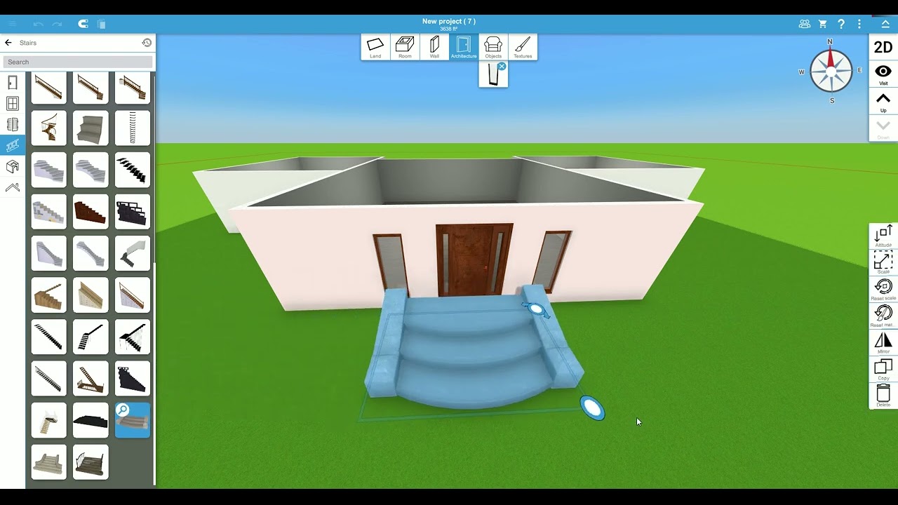 Home Design 3D How to make simple home entry plan