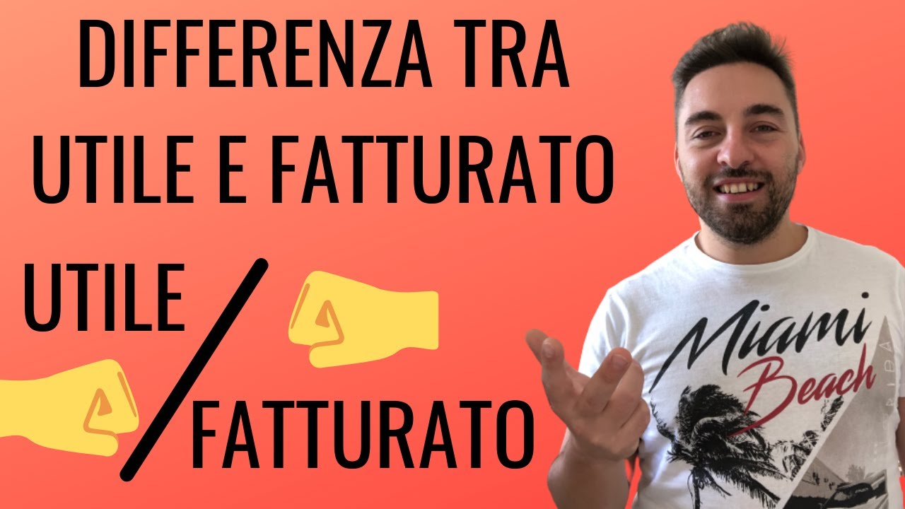 Differenza tra utile e fatturato