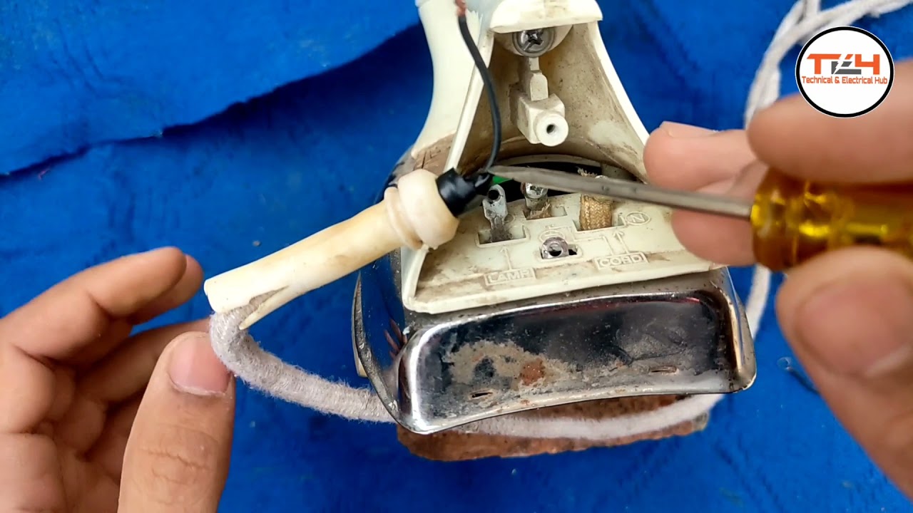 Electric iron connection // Electric iron के कनेक्शन कैसे करे // Electric iron repairing