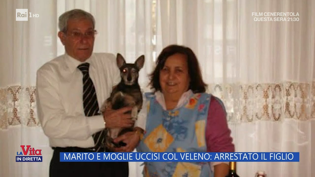 Marito e moglie uccisi col veleno: arrestati il figlio - La Vita in diretta 03/01/2024