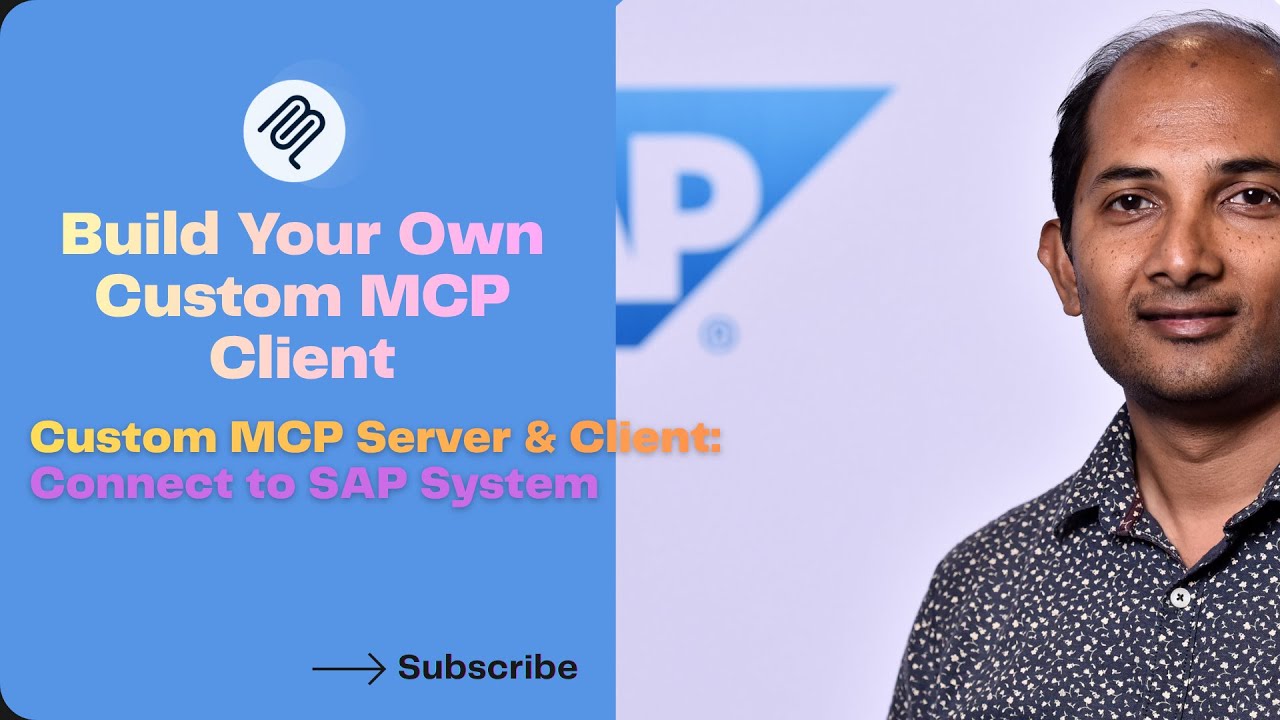 Как создать собственный клиент MCP и подключиться к SAP