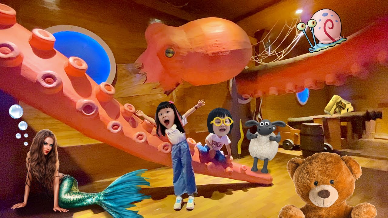 Ketemu Gurita Raksasa, Putri Duyung, Teddy Bear dan Shawn The Sheep di Nicole River Park